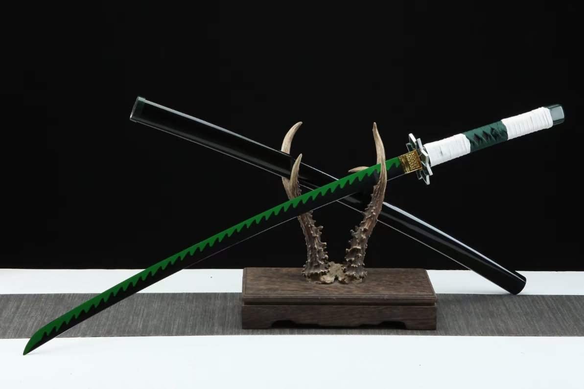 Authentic Samurai Katana Sword - Hand-Forged Medium Carbon Steel Blade - Real Ghost Katana for Martial Arts, Cosplay & Collectors - Perfect for Training, Display & Japanese Culture Enthusiasts