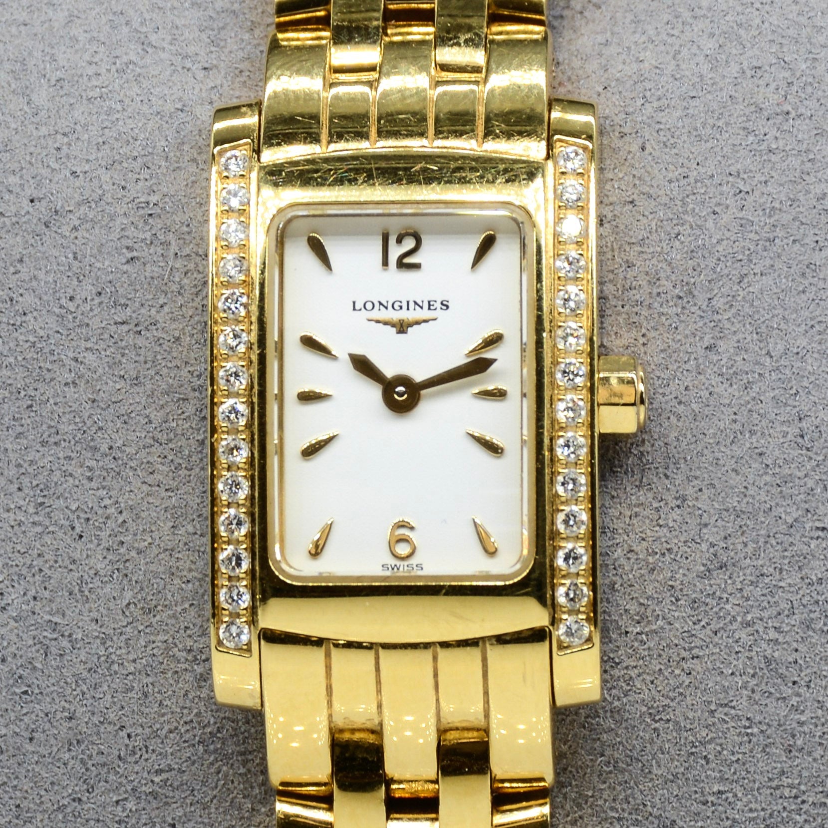 Longines Dolcevita Wristwatch for Women - Luxury Swiss Watch with Leather Strap & Roman Numerals | Perfect for Business, Party & Formal Occasions