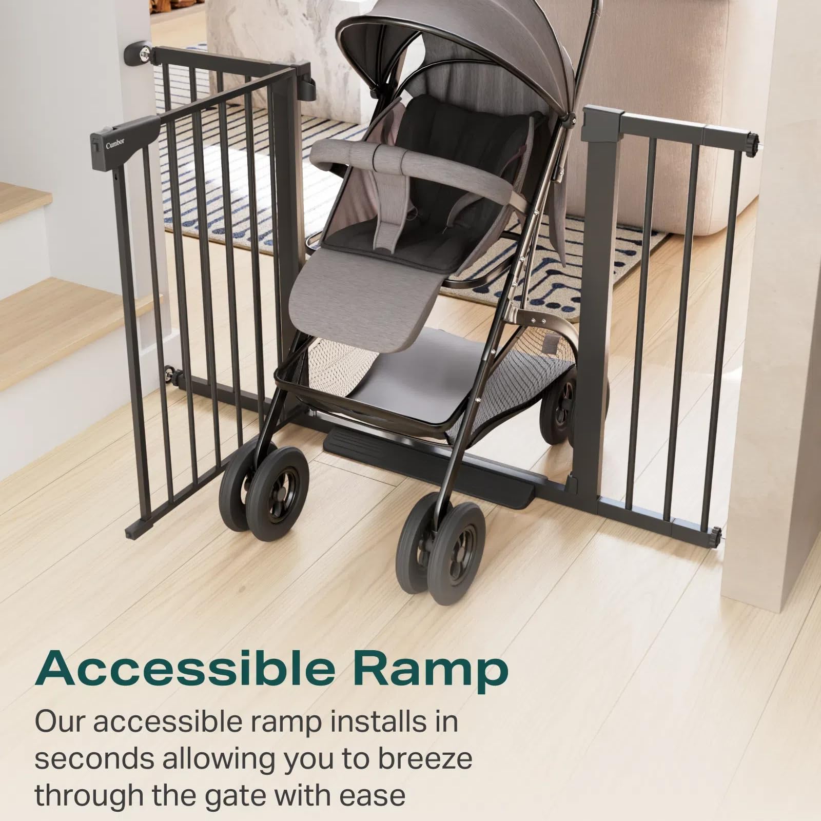 Extra Wide Baby Gate 29.7-51.5