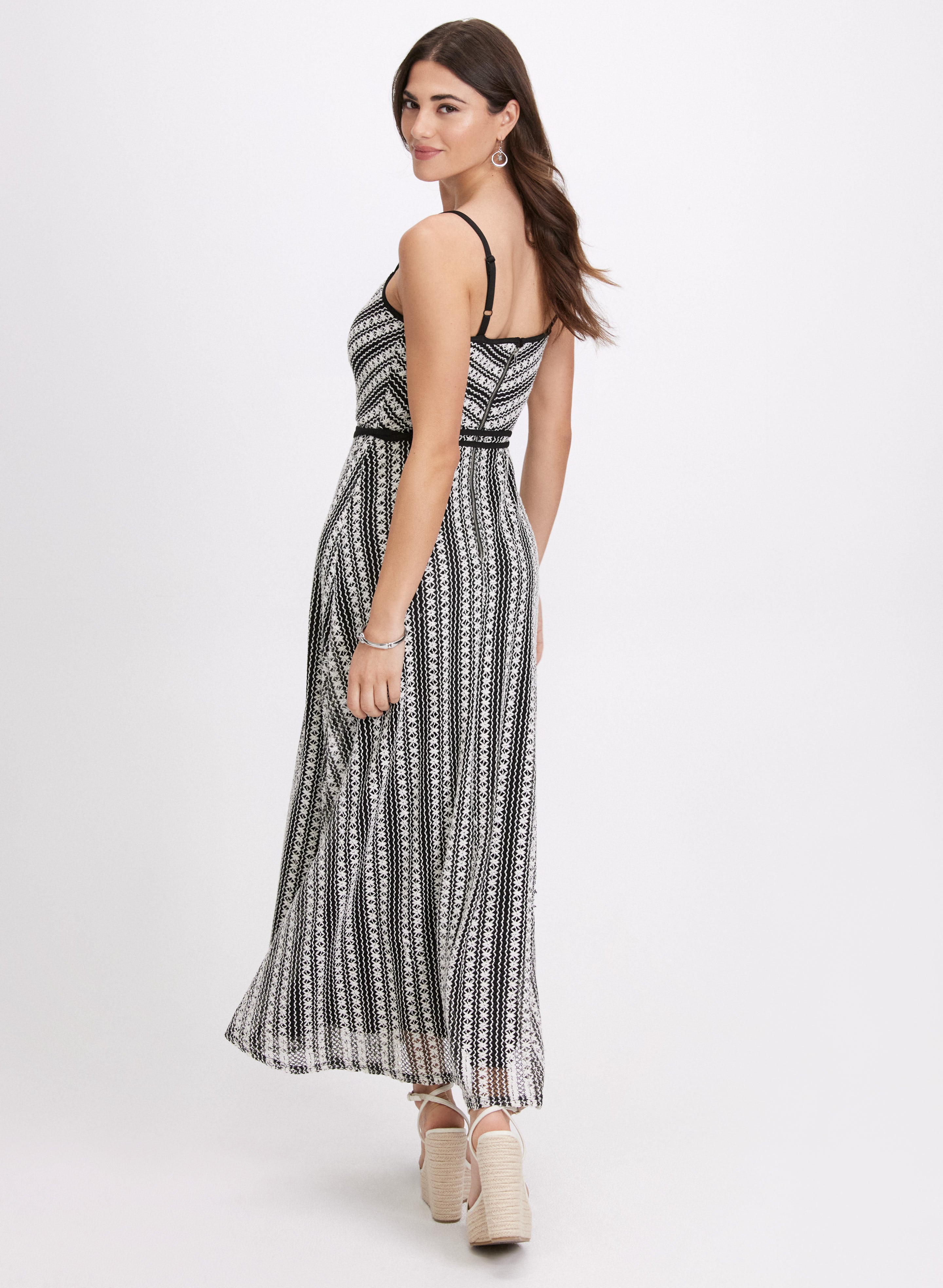 Elegant Crochet Detail Dress for Women - Boho Chic Summer Maxi Dress for Beach, Wedding & Casual Wear