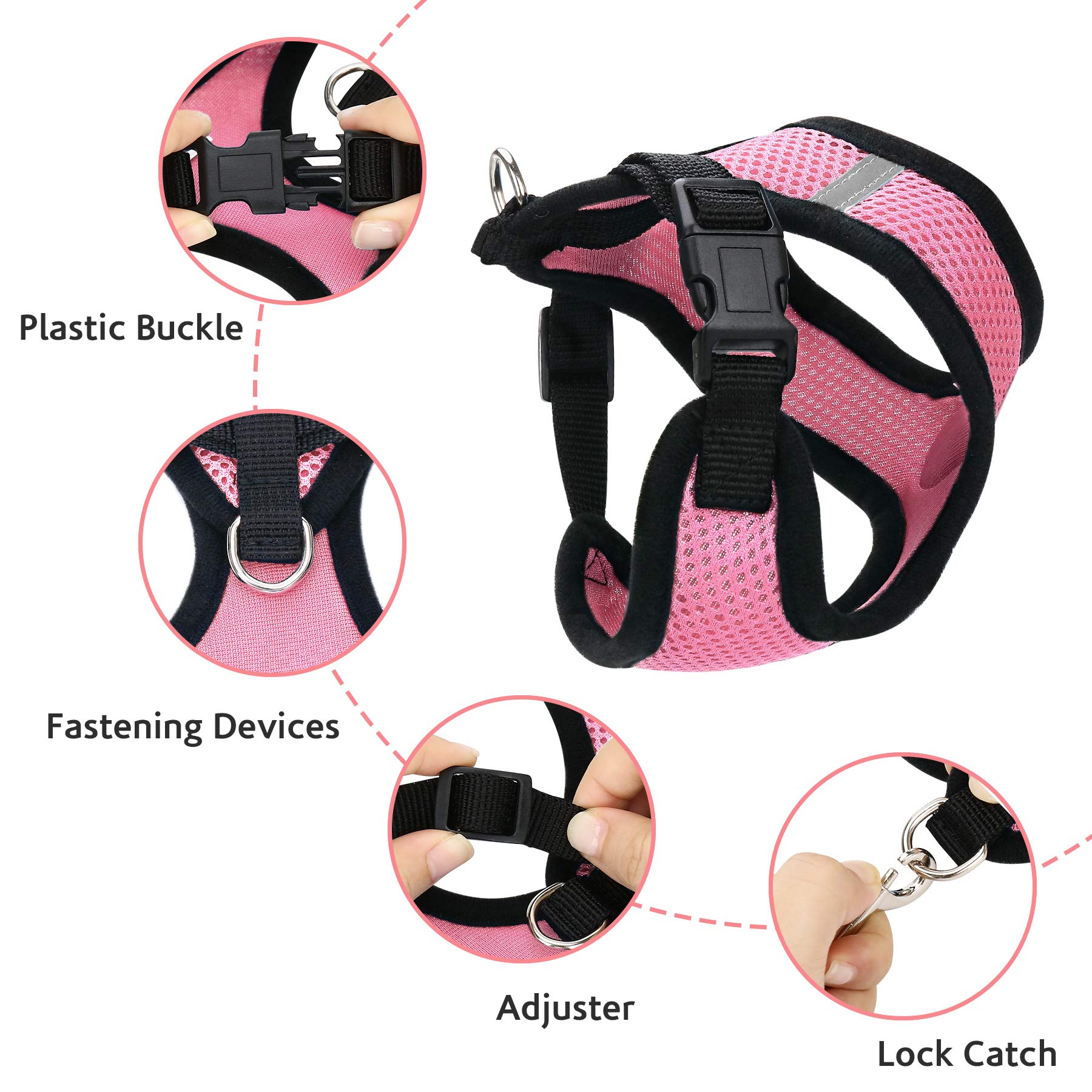 Adjustable Chicken Harness with Leash - Small Pet Harness for Ducks, Geese & Hens - Training & Walking Safety Gear - Perfect for Backyard Poultry, Farm Animals & Outdoor Adventures