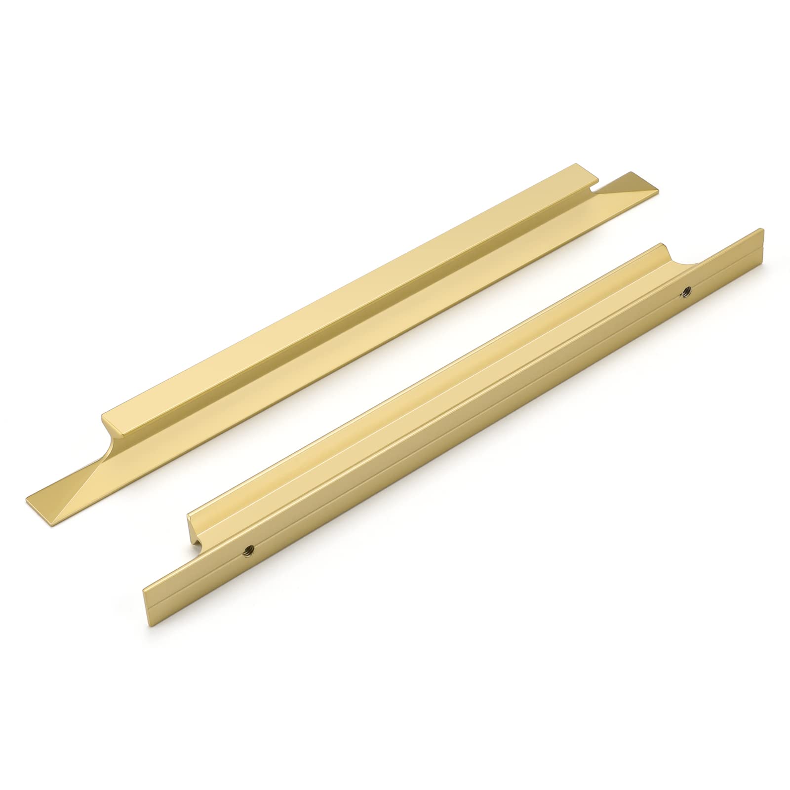 Peaha 96mm Brass Cabinet Handles - 10 Pack Modern Drawer Pulls LS7024BB160, Decorative Cabinet Hardware for Kitchen, Bathroom & Furniture (Perfect for Cabinet Upgrades & Home Renovation Projects)