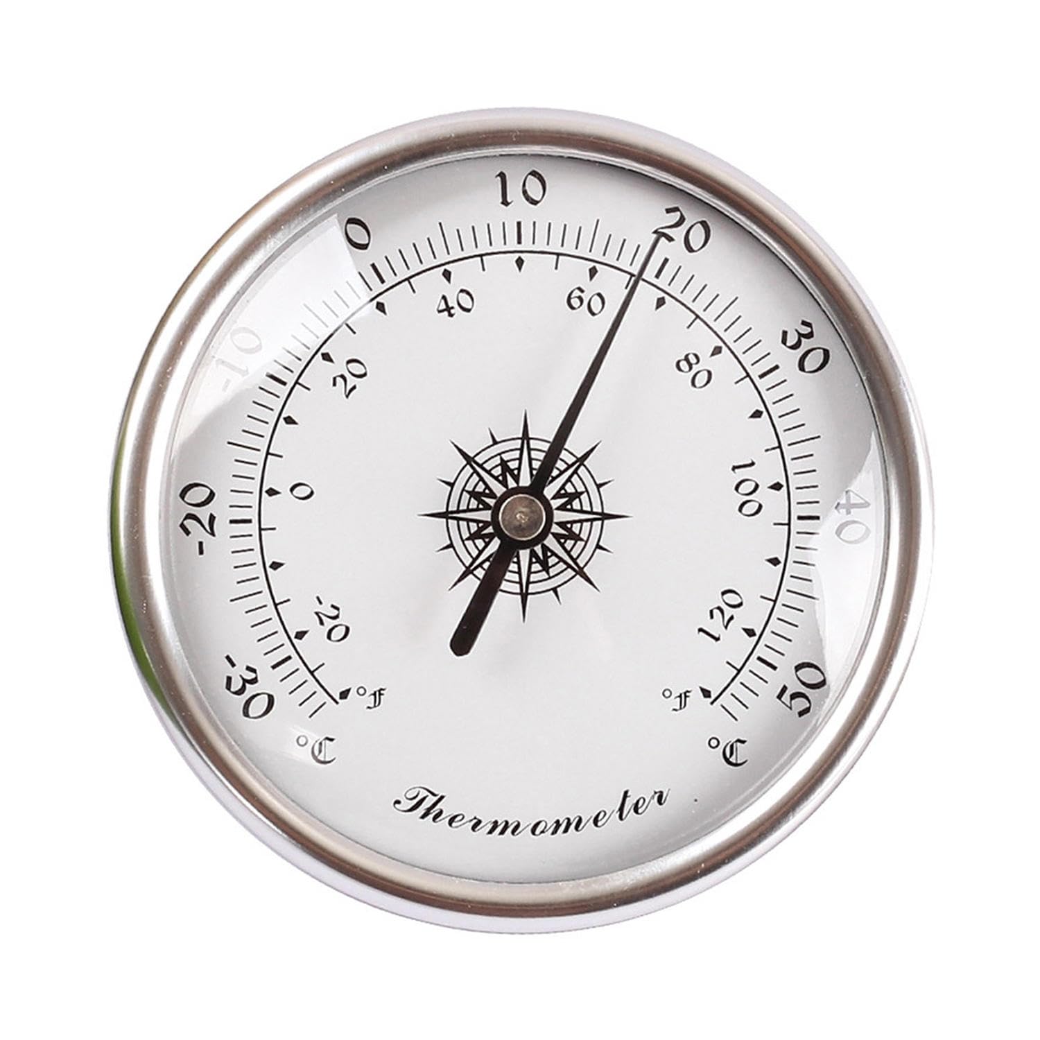 **Precision Barometer with Thermometer & Hygrometer - Home Wall Hanging Weather Station, Indoor/Outdoor Barometric Pressure Gauge for Fishing, Boating, Baby Room & Office Use**