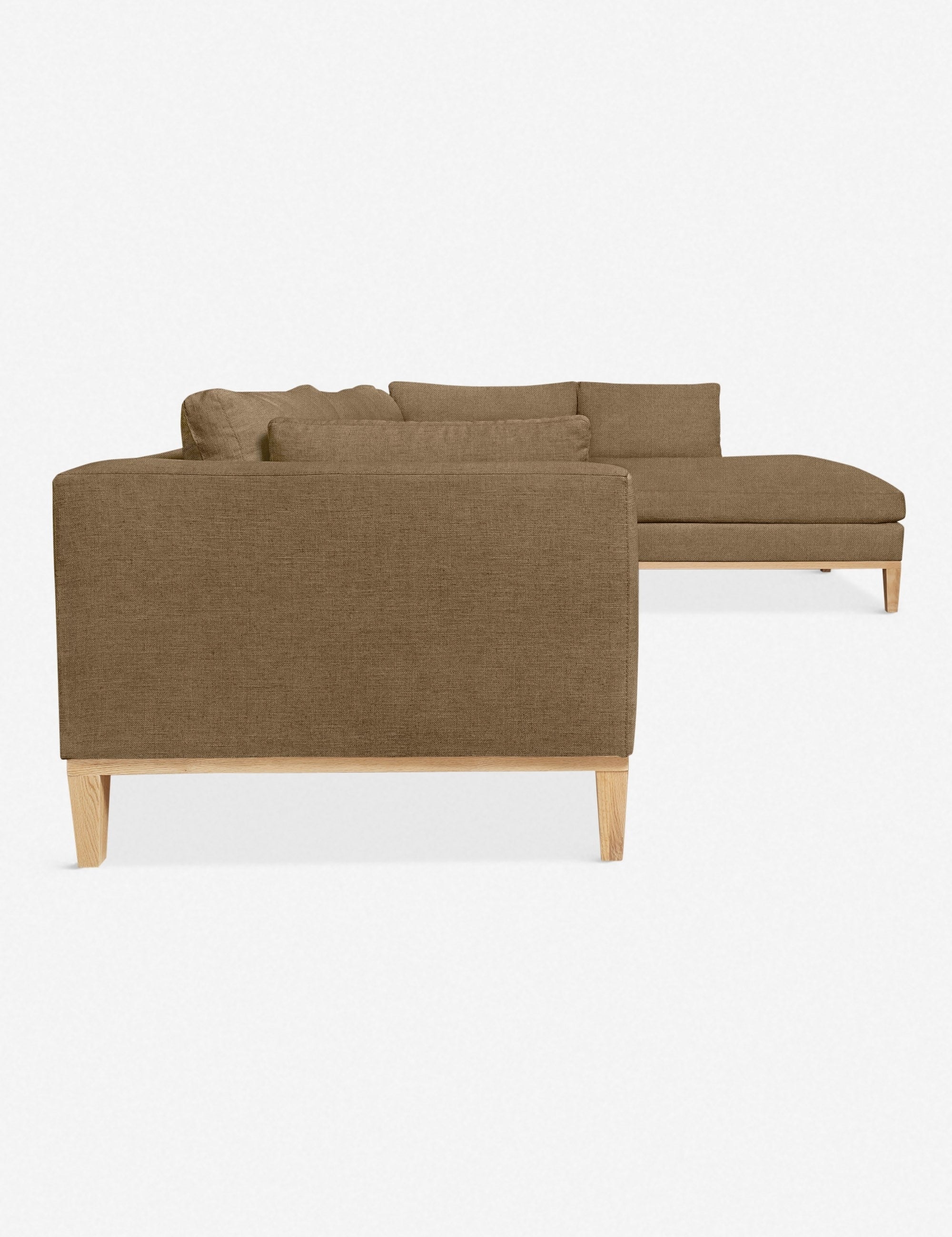 Charleston Sectional Sofa - Modern L-Shaped Couch with Reversible Chaise, Soft Fabric Upholstery for Living Room, Family Room & Home Theater Comfort