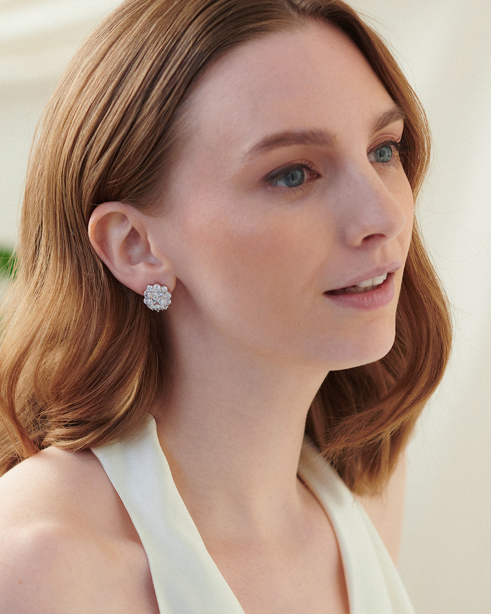 Sienna CZ Stud Earrings for Women - Sparkling Cubic Zirconia Studs - Perfect for Everyday Wear, Parties & Special Occasions