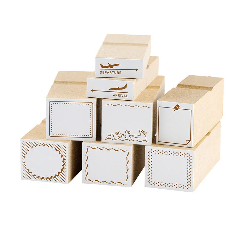 Hobonichi Frame Stamp Set - 2025 Planner Accessories for Journaling, Scrapbooking & Bullet Journaling