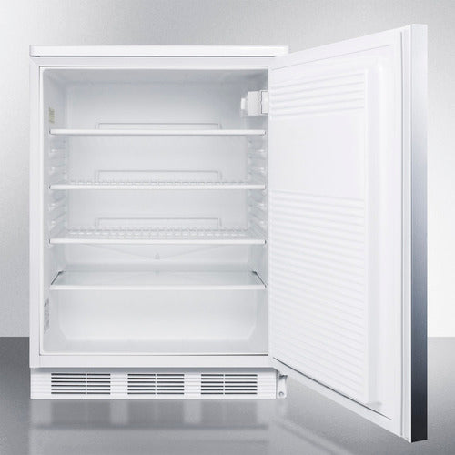 Accucold 24-Inch Wide Built-In All Refrigerator FF7LWBISSHH - Perfect for Modern Kitchens, Basement Bars & Home Offices