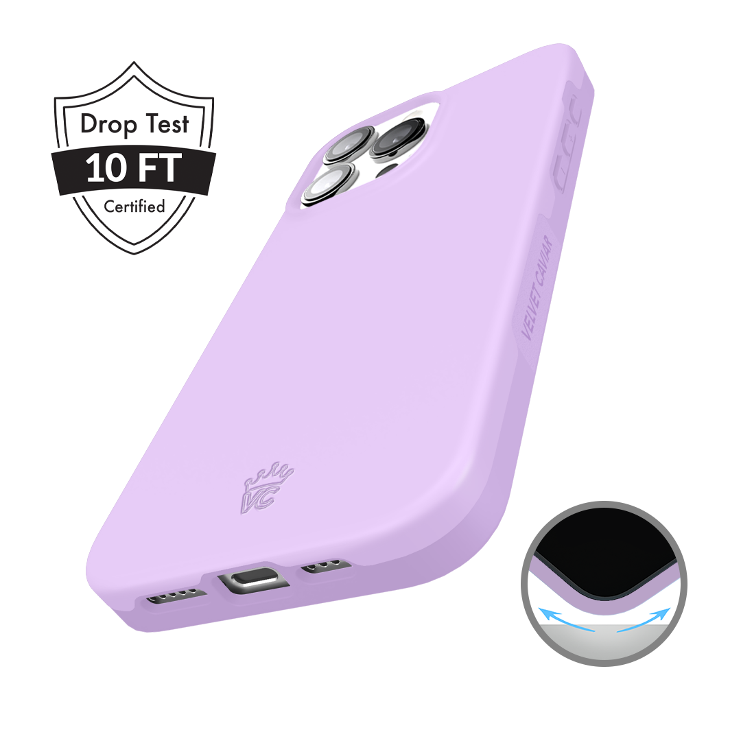 Lilac Gelato iPhone Case - Trendy Protective Cover for iPhone 13/14/15 - Soft Matte Finish & Shockproof Design - Perfect for Everyday Use, Travel & Gifting