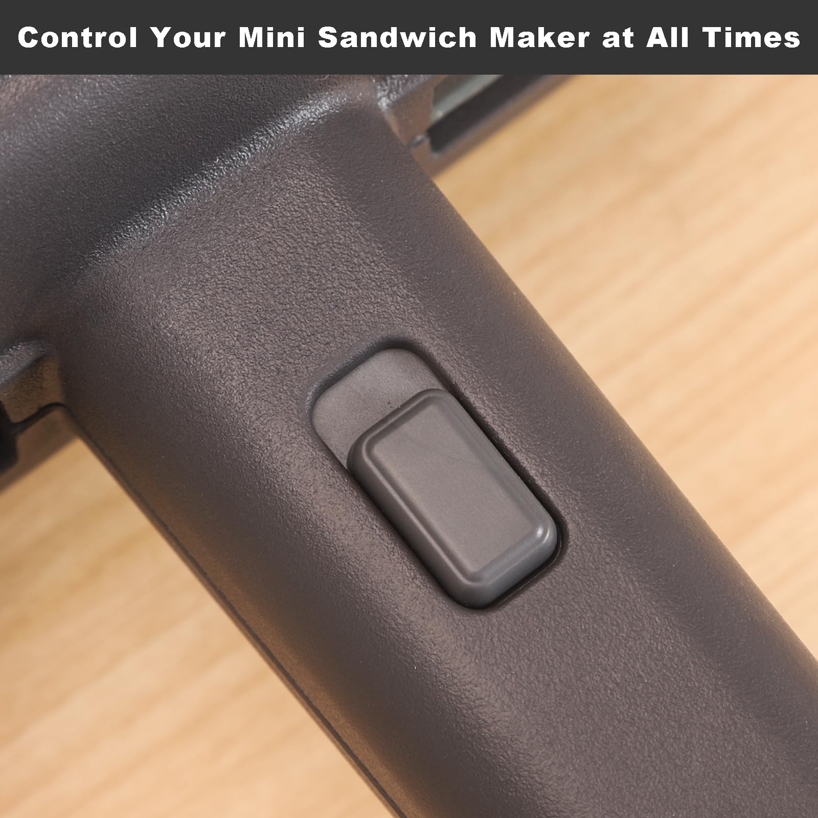 Mini Sandwich Maker with Removable Non-Stick Plates - Electric Grilled Cheese & Breakfast Sandwich Press - Portable Hot Sandwich Maker for Home, Office & Travel - Perfect for Quick Breakfast, Snacks & Lunch
