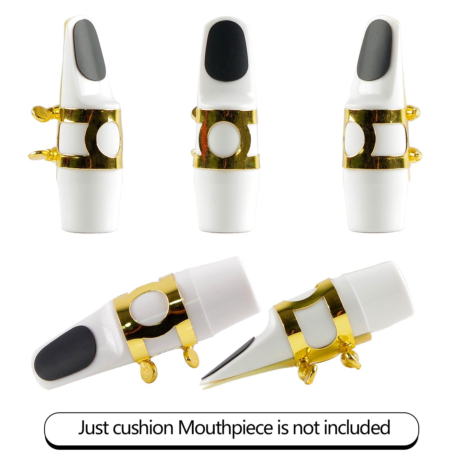 Premium Saxophone Mouthpiece Cushions - 0.5mm Thin Black Teeth Guards for Alto & Tenor Sax (10-Pack) - Comfortable Bite Pads for Sax Players, Clarinetists - Perfect for Practice, Performances & Long Sessions