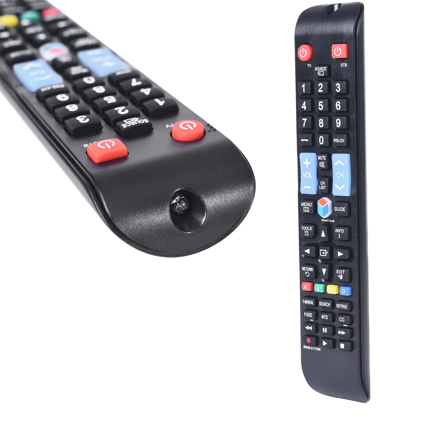 Universal Replacement Remote Control for Samsung Smart LED HDTV - Compatible with Multiple Samsung TV Models | Perfect for Home Entertainment & Smart TV Control