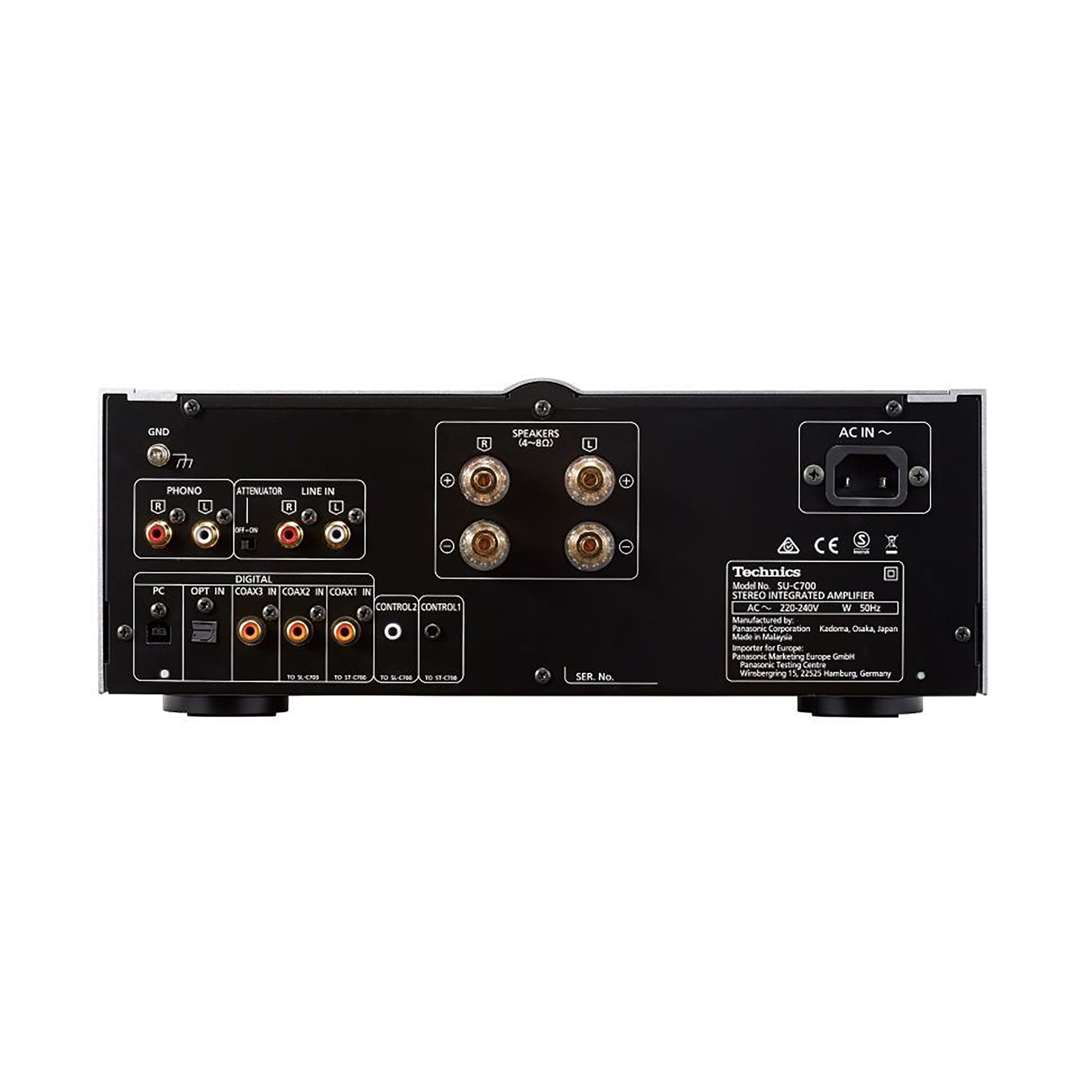 Technics SU-C700 High-Fidelity Stereo Integrated Amplifier - Premium Audio for Home Theater & Music Listening