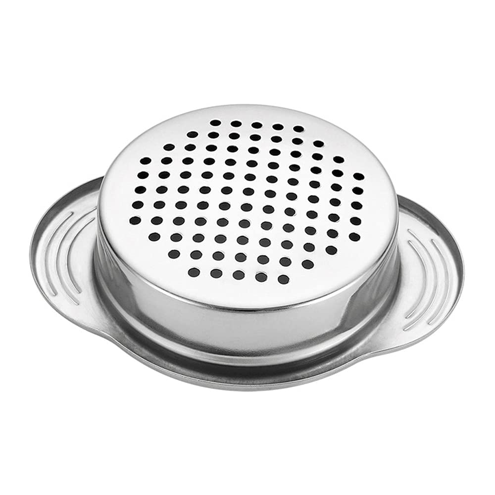 Premium Stainless Steel Tuna Strainer - Food-Grade Canning Colander for Regular & Wide-Neck Cans | Perfect for Draining Oil & Water from Tuna, Salmon & Sardines | Ideal for Kitchen, Camping & Meal Prep