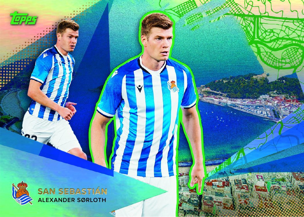 Official Topps Real Sociedad 2021/22 Team Set - Collectible Soccer Trading Cards for Fans and Collectors - Perfect for Gifts, Display, and Matchday Memorabilia