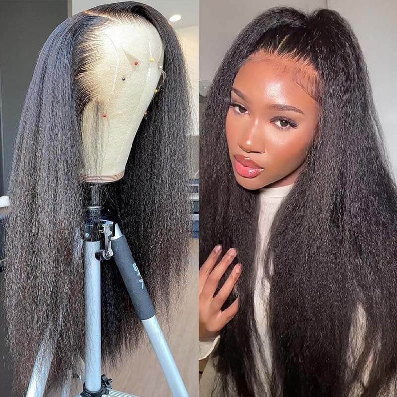 Eullair Affordable 4x4/13x4/13x6 Lace Front Wigs for Black Women - Straight/Body Wave/Curly/Yaki Straight Human Hair | Perfect for Daily Wear, Parties & Special Occasions
