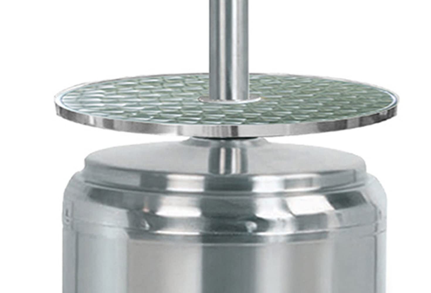 Hiland HLDS01-BST-CV Outdoor Patio Tall Steel Heater - Perfect for Backyard, Deck, and Garden Heating in Winter