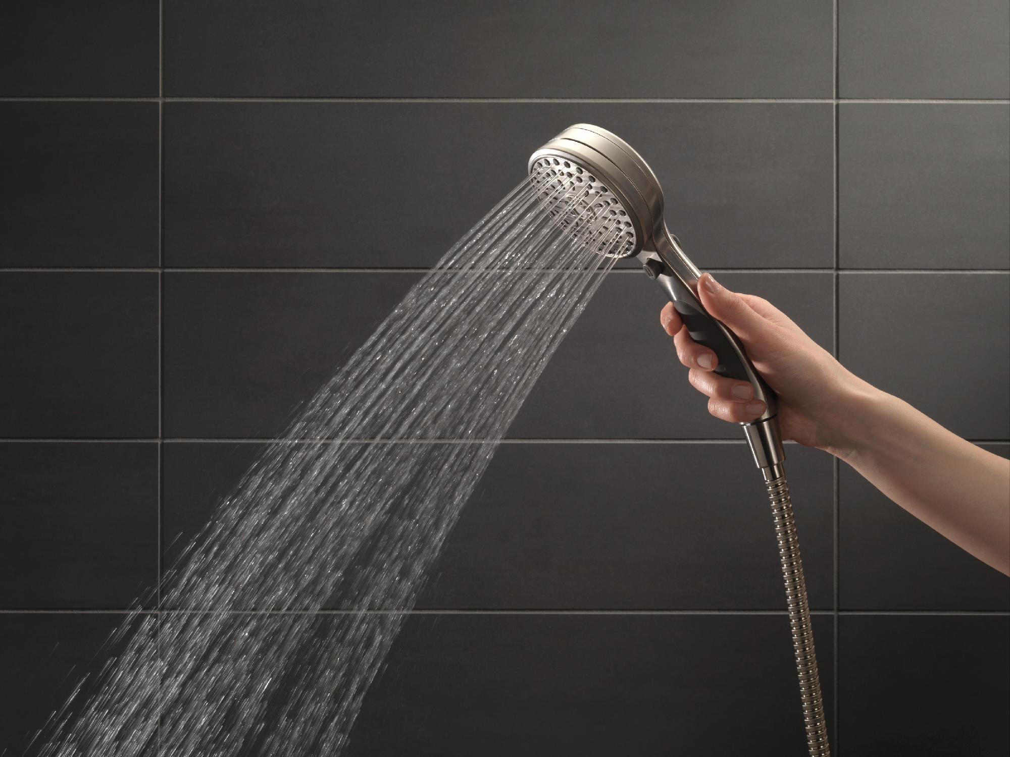 ActivTouch 8 Spray Adjustable Wall Mount Hand Shower - Stainless Steel 55424 SS Delta - Perfect for Bathroom, Spa & Accessibility Needs