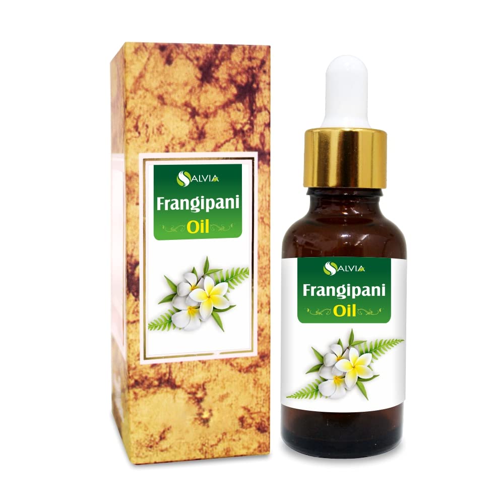 100% Pure Frangipani Essential Oil - 15ml Natural Undiluted Aromatherapy Oil with Glass Dropper for Relaxation, Skincare & Hair Care