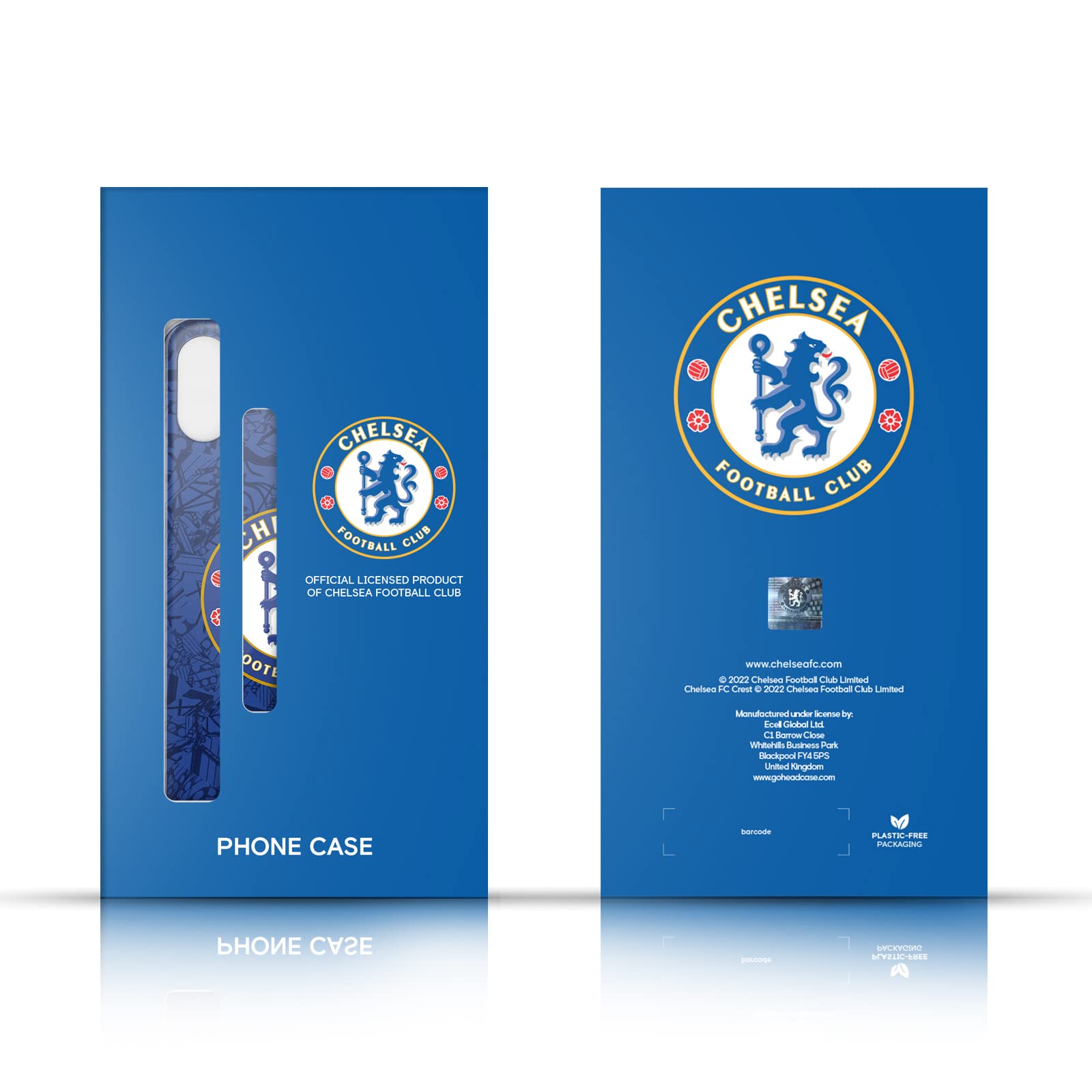 Officially Licensed Chelsea FC Camouflage Crest Soft Gel Case for Apple iPhone 12 Pro Max - Durable Protection with Stylish Team Design, Perfect for Soccer Fans and Match Days