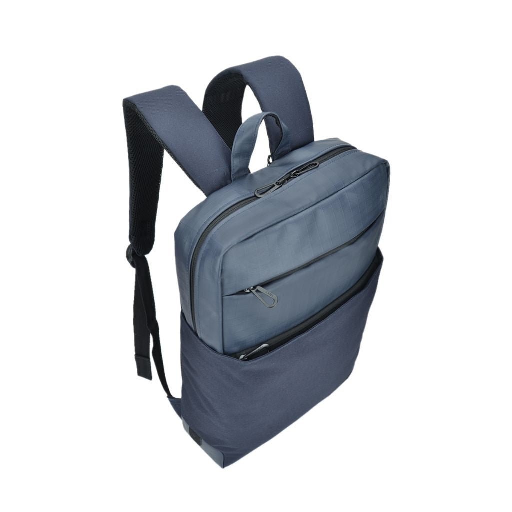 Evol Byron 15.6 Inch Laptop Business Backpack for Men & Women - Water-Resistant Navy Blue Computer Bag - Perfect for Office, Travel, and School Commute