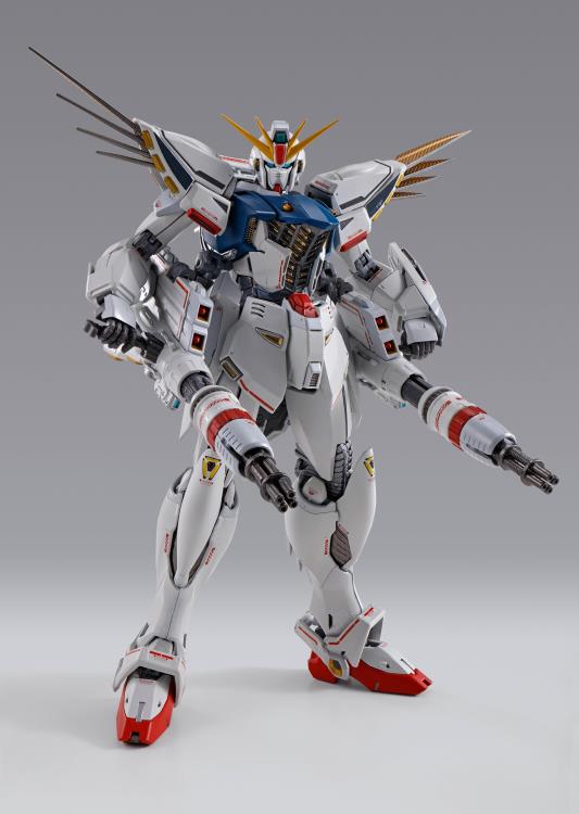 Bandai Metal Build Gundam F91 Formula 91 (Chronicle White Ver.) Exclusive Collectible Action Figure - Perfect for Anime Fans, Model Collectors & Display Showcase