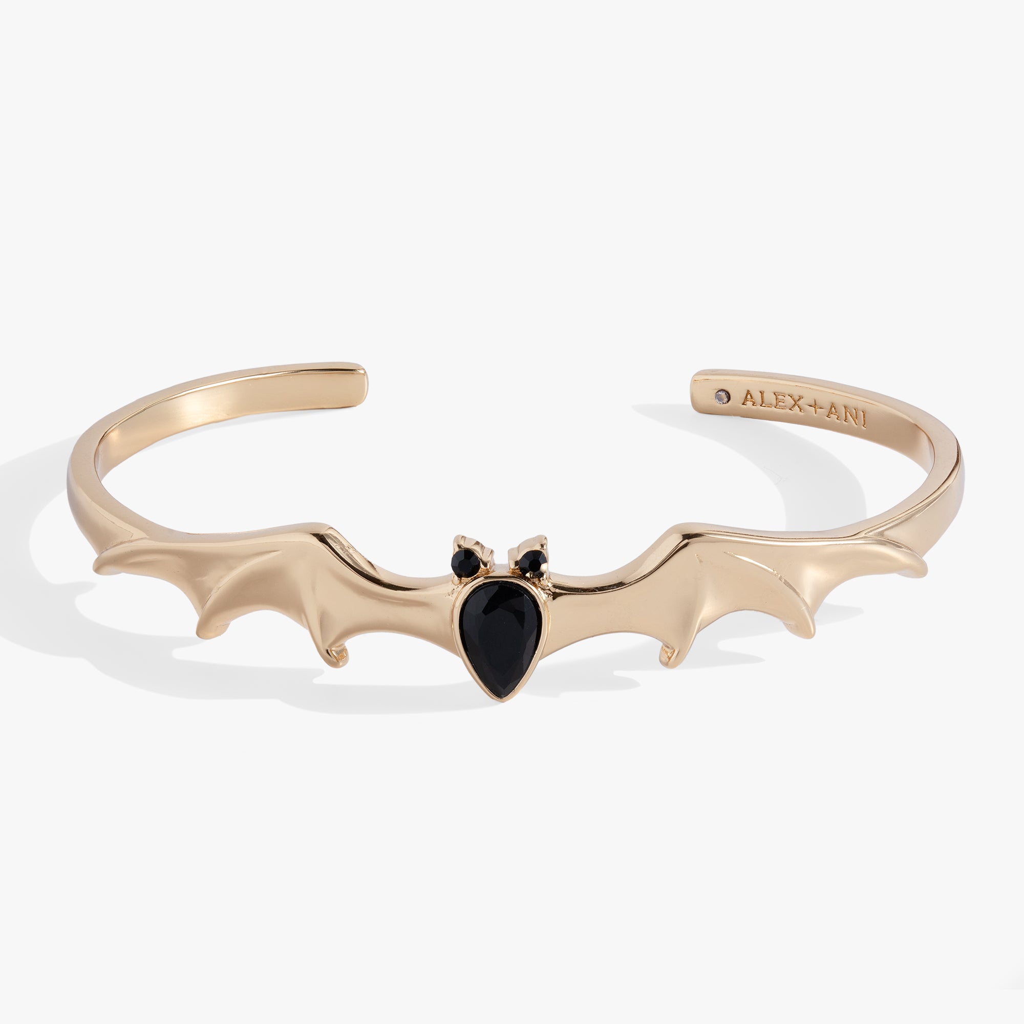 Crystal Bat Cuff Bracelet - Gothic Jewelry for Women, Halloween Accessories, Punk Style Bangle - Perfect for Costume Parties, Night Out & Alternative Fashion