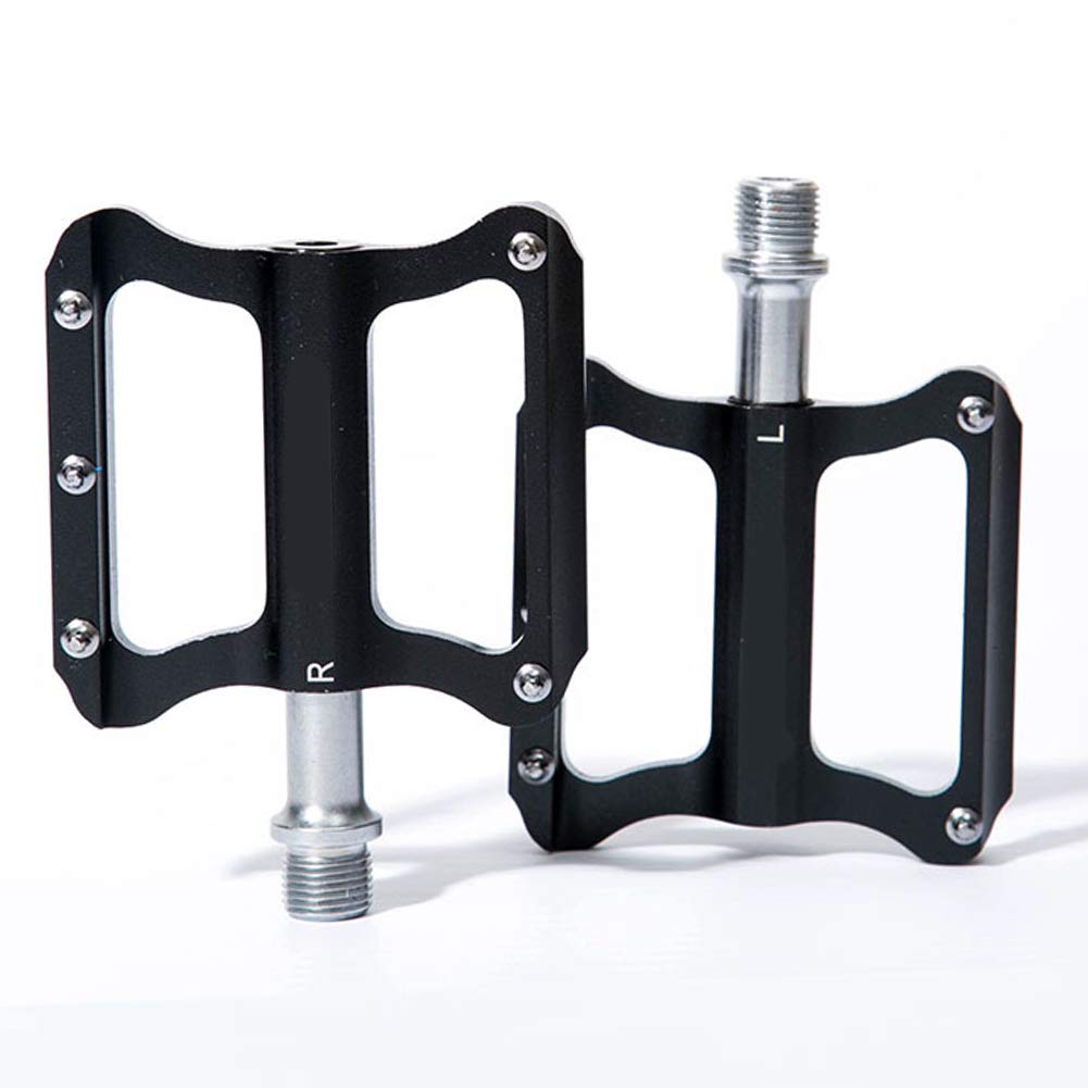 LINASHI Road Bike Pedals - 1 Pair Anti-Slip Ultralight Flat Bicycle Pedals for Cycling | Perfect for Commuting, Mountain Biking & Road Racing