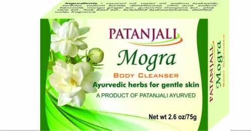Patanjali Mogra Jasmine Body Cleanser Soap 75g - Natural Ayurvedic Soap for Glowing Skin | Perfect for Daily Bath & Aromatherapy