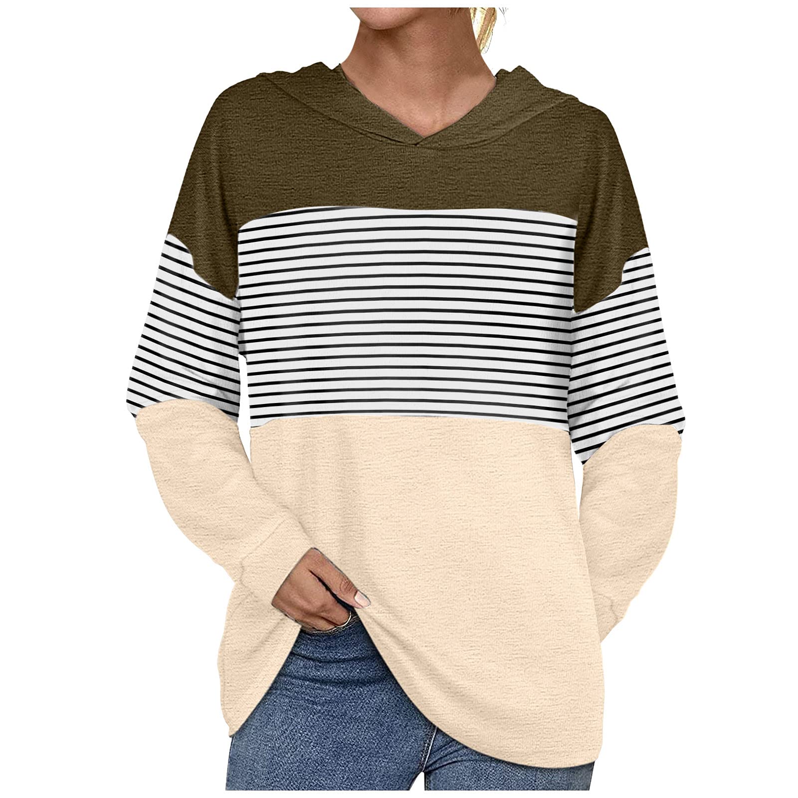 Stylish Women's Hoodies & Sweatshirts - Casual Long Sleeve Quarter Zip Pullover Tunic Top | Perfect for Fall Layering, Workout Wear & Everyday Comfort
