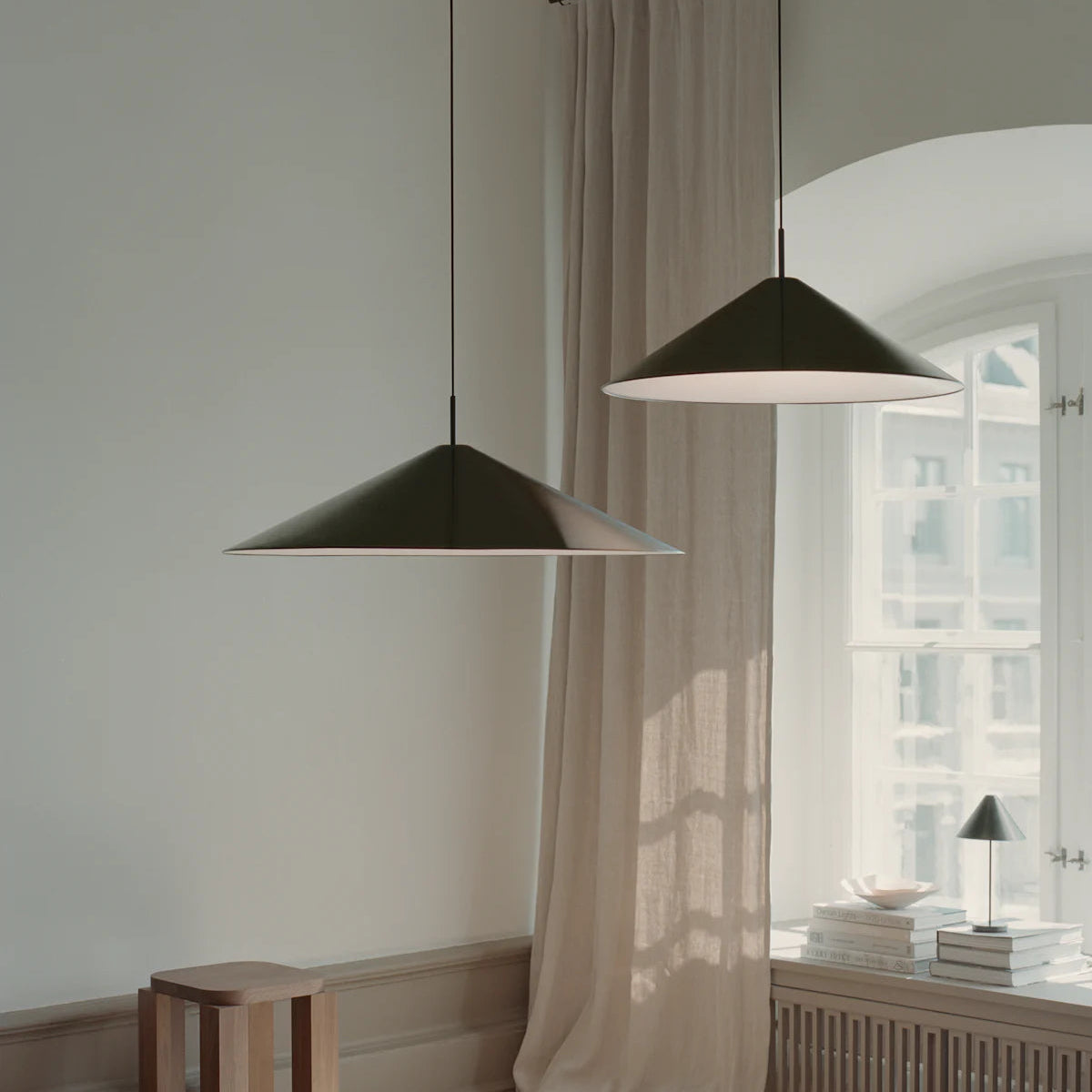 PRE ORDER - Brolly Pendant Light Fixture, 70cm Diameter, Anodized Aluminum Ceiling Lamp - Perfect for Modern Living Rooms, Dining Areas & Commercial Spaces