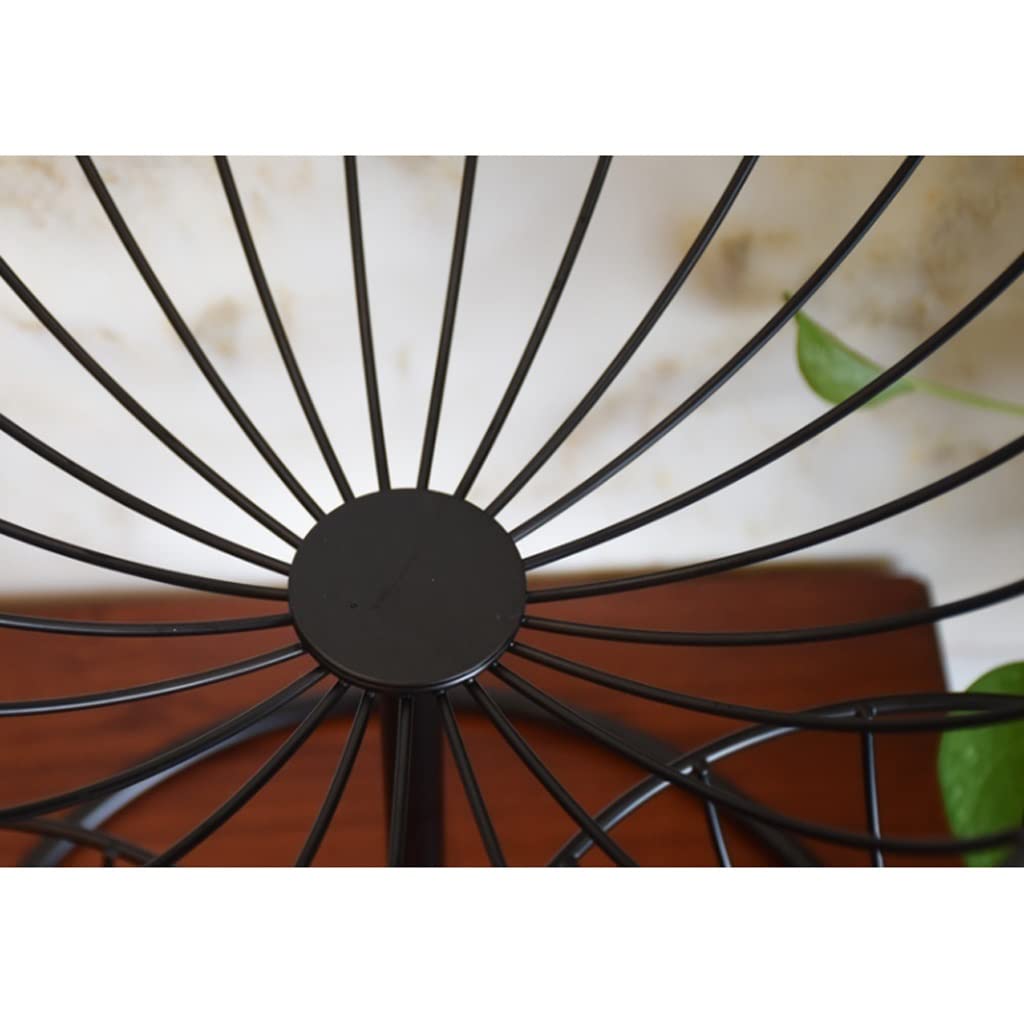 3-Tier Metal Wire Fruit Basket Stand - White Organizer for Fruits, Vegetables, Bread & Snacks - Perfect for Kitchen Counter, Dining Table & Pantry Storage