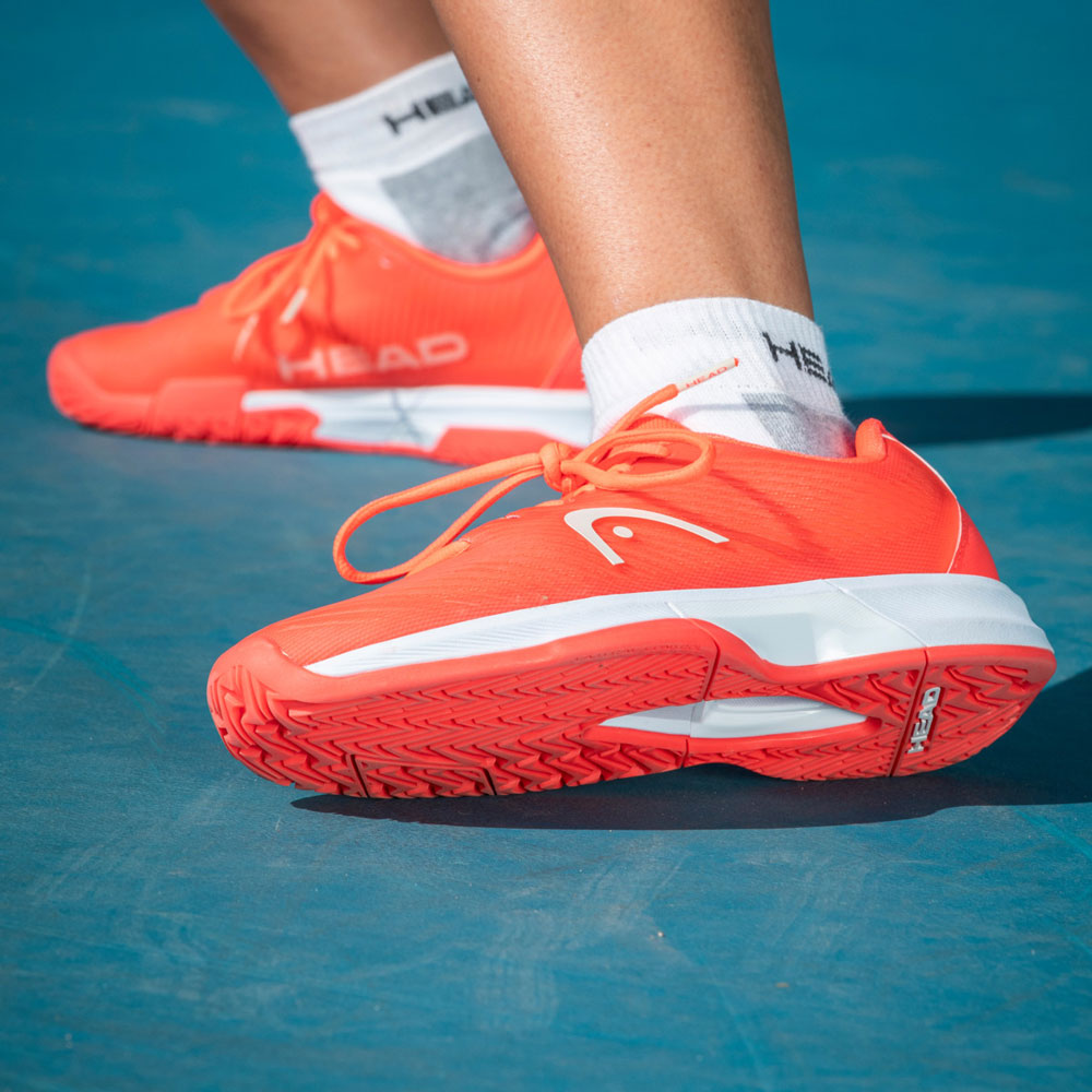 Head Revolt Pro 4.0 Women's Tennis Shoes - Lightweight Performance Court Shoes for Women (Coral/White) | Perfect for Competitive Matches & Training Sessions