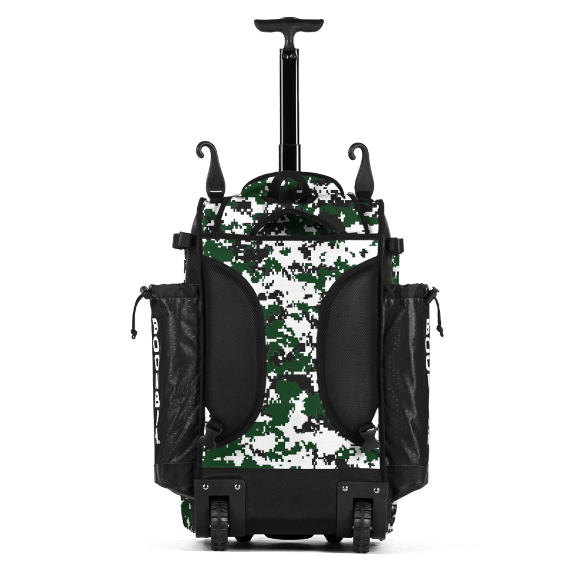 Boombah Catchers Superpack Hybrid Rolling Digital Camo Bat Bag - Wheeled & Backpack Style for Baseball & Softball Players | Multiple Color Options | Perfect for Games, Practices & Travel
