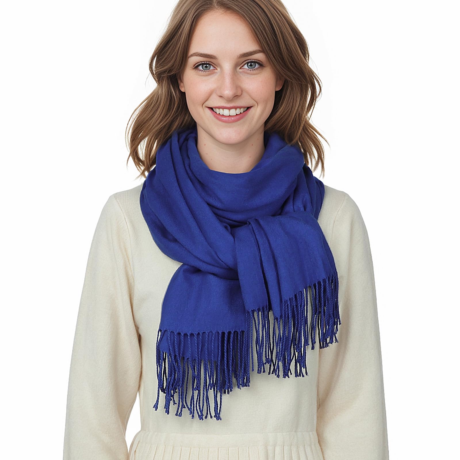 Luxury Pashmina Shawl for Women - Soft Cashmere Wrap Scarf for Winter, Weddings & Evening Dresses | Elegant Fashion Accessory for Special Occasions & Cold Weather