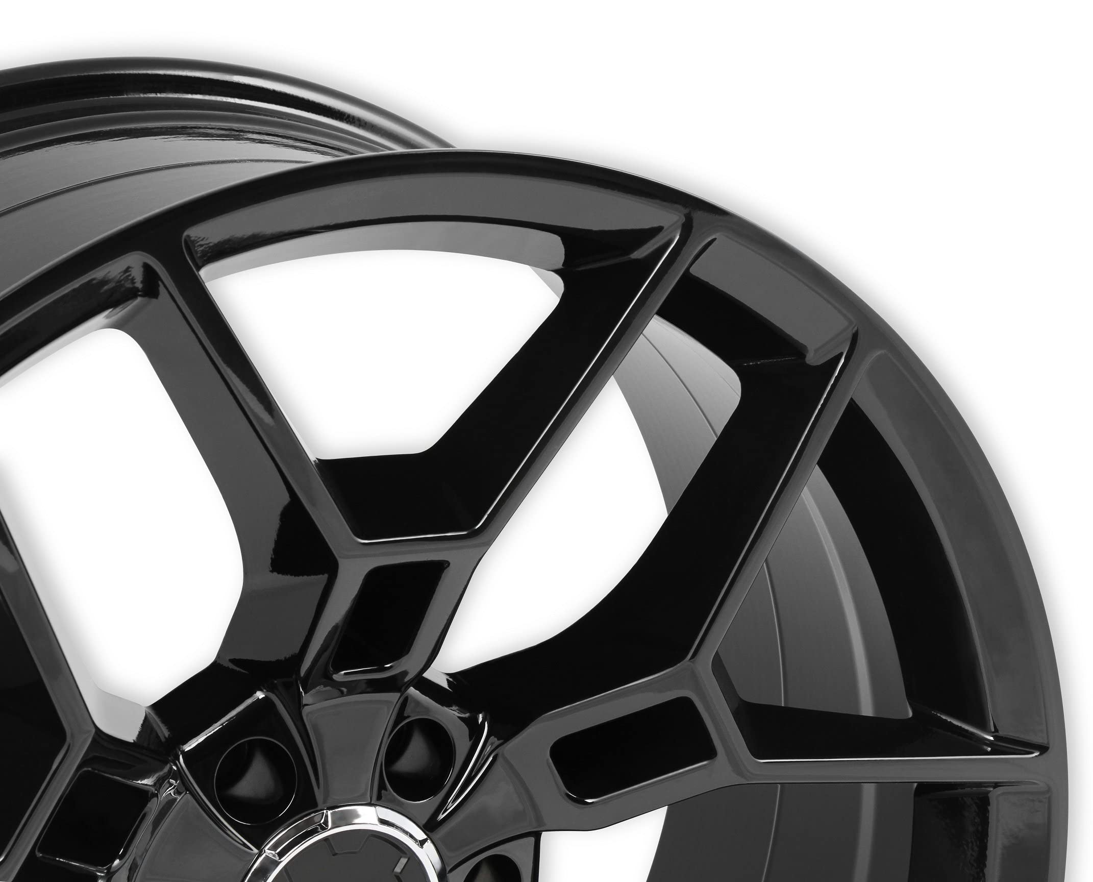 DRAKE WHEELS S45395512B CS-45 Black Alloy Rims for Ford F150 - Premium Truck Wheels for Off-Road & Street Performance