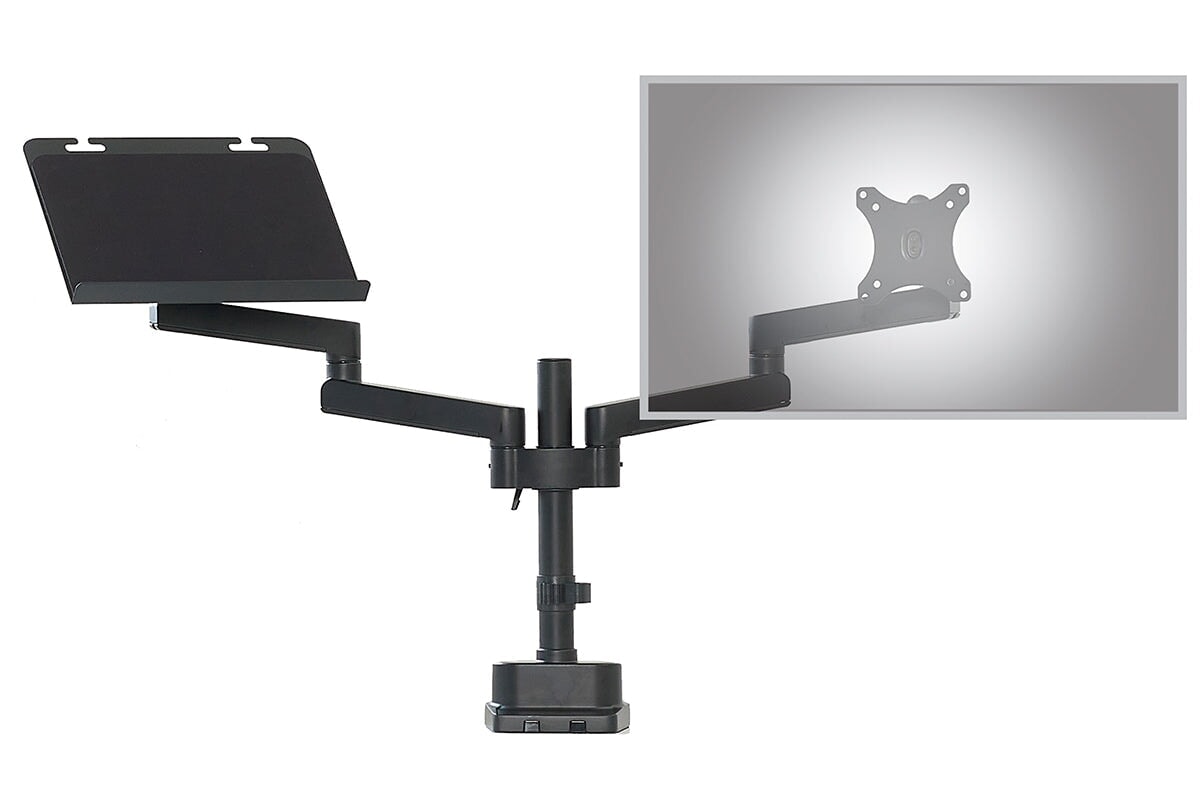 Actiflex II Dual Monitor Mount Stand - Adjustable Ergonomic VESA Arm for 13-32