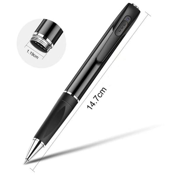 WiFi Spy Pen Camera - Full HD 1080P Video Recording with P2P Connectivity & Audio - Discreet Hidden Camera for Home Security, Office Monitoring, and Secret Investigations