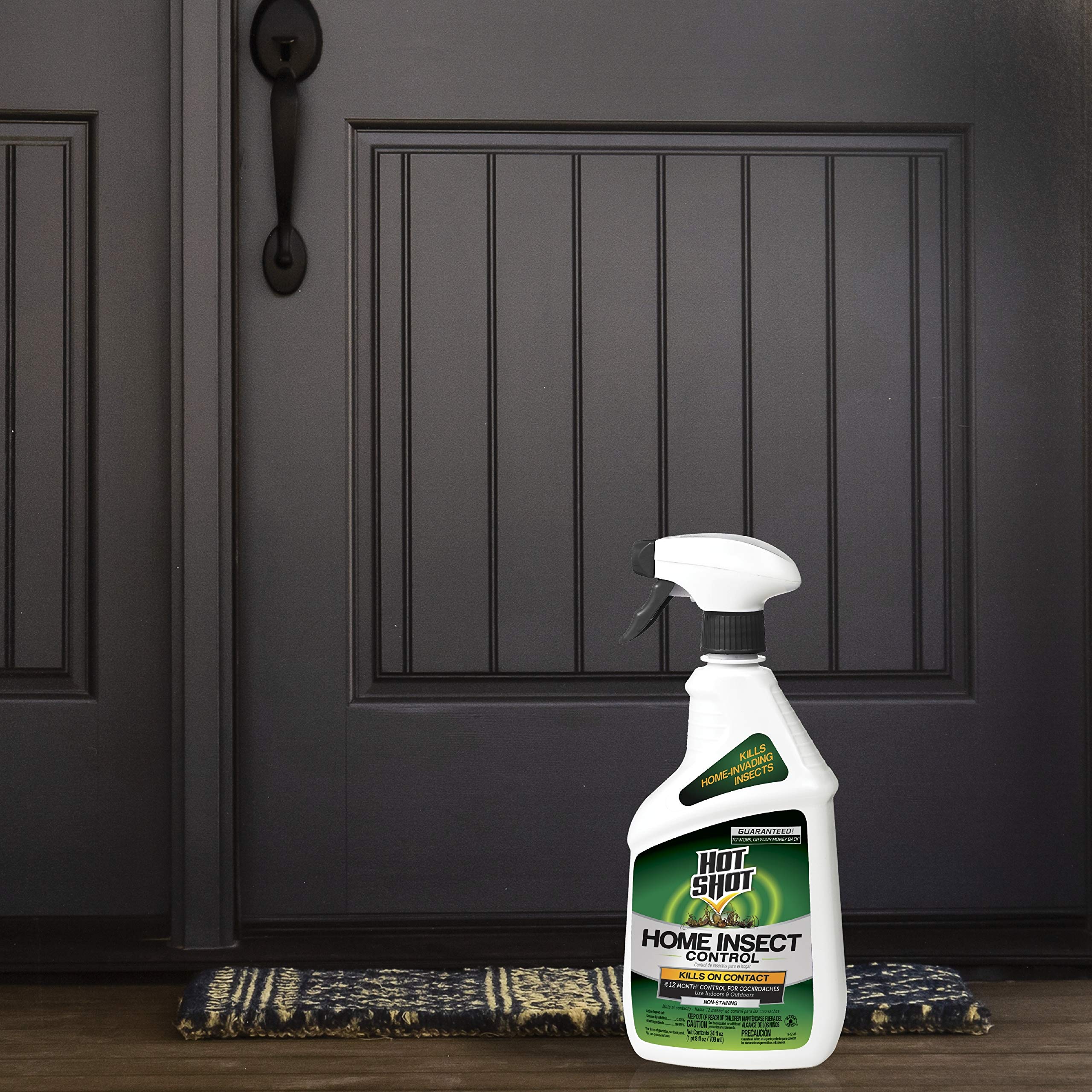Hot Shot Home Insect Control Spray 24oz - Fast-Acting Ready-to-Use Formula | Kills Ants, Roaches, Spiders & Other Home-Invading Insects | Indoor & Outdoor Use for Kitchen, Bathroom, Basement & Garage Protection