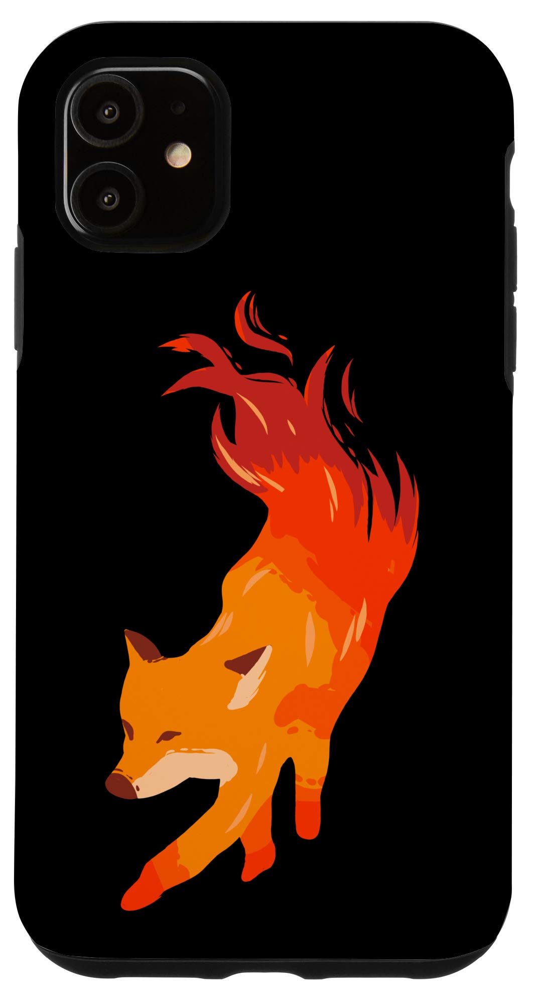 iPhone 11 Case - Fire Fox Artist & Fox Fan Design | Premium Protective Cover for iPhone 11 | Perfect for Nature Lovers & Wildlife Enthusiasts