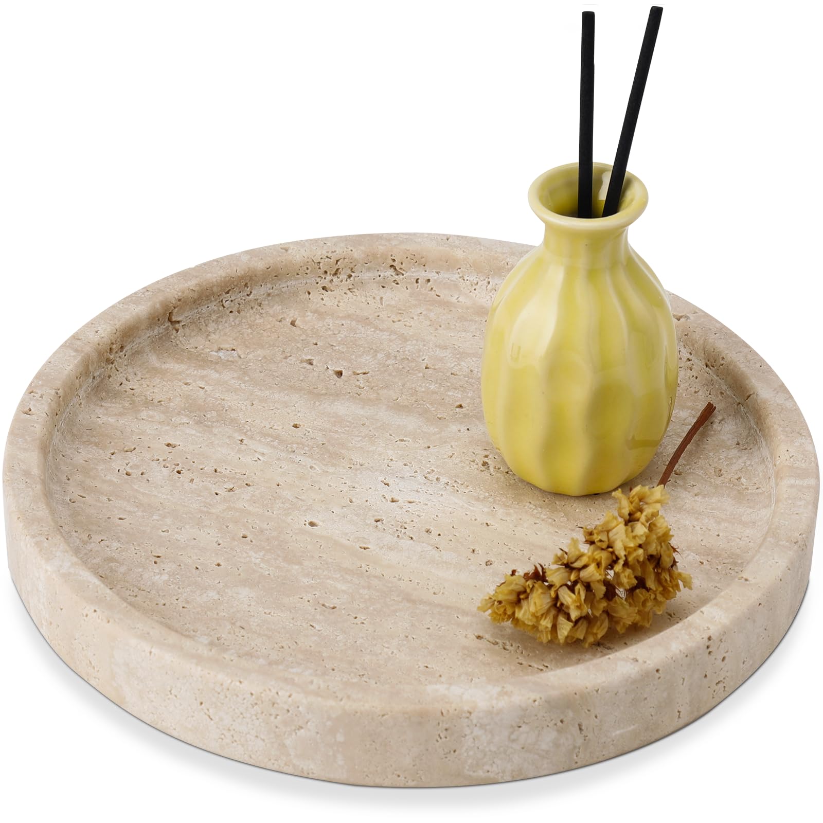 Natural Travertine Tray - 8