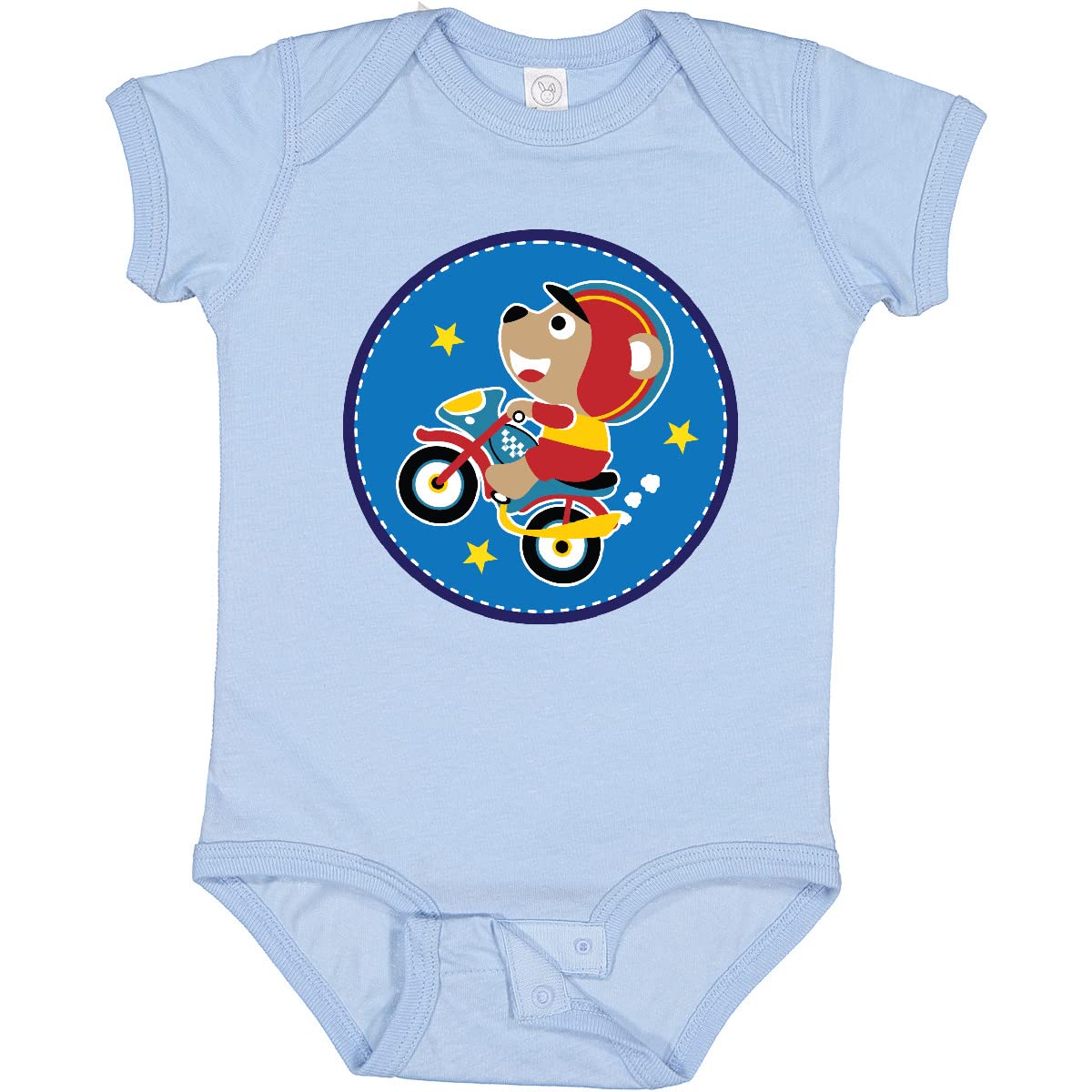 Inktastic Motorcycle Dirt Bike Racing Baby Bodysuit - Cute Infant Onesie for Boys & Girls - Perfect for Bike Enthusiast Parents, Racing Events & Photo Shoots
