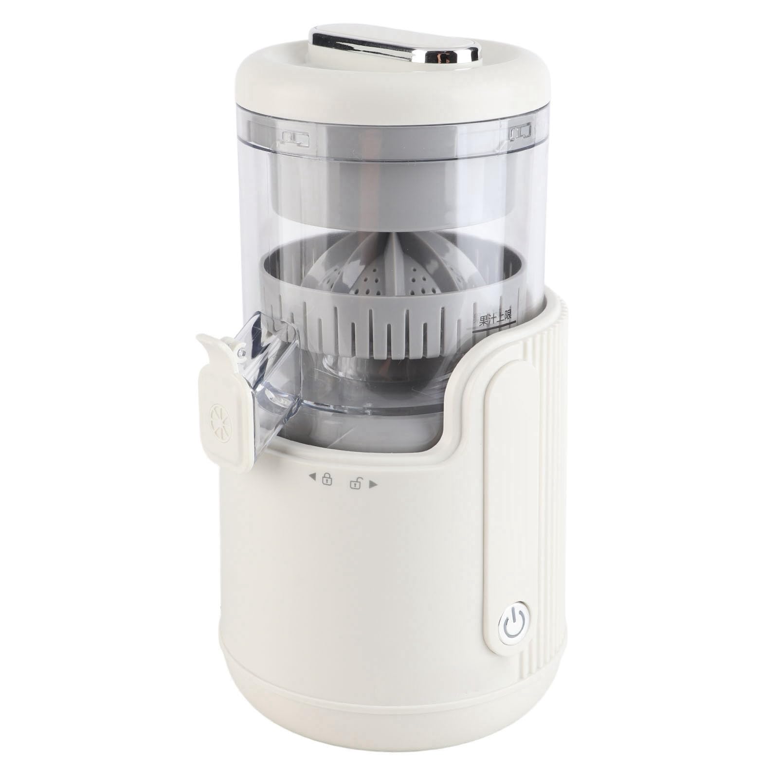 Electric Rechargeable USB Juicer with 360 Degree Motor - Portable Fruit and Vegetable Squeezer for Fresh Juice, DC 7.4V - Perfect for Home, Office, Gym & Outdoor Use