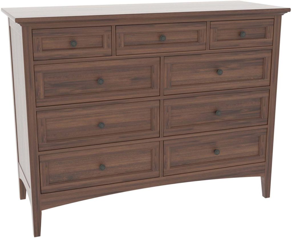 Revere 9-Drawer Dresser - Solid Wood Bedroom Chest of Drawers for Storage & Organization | Perfect for Master Bedroom, Guest Room, or Dorm