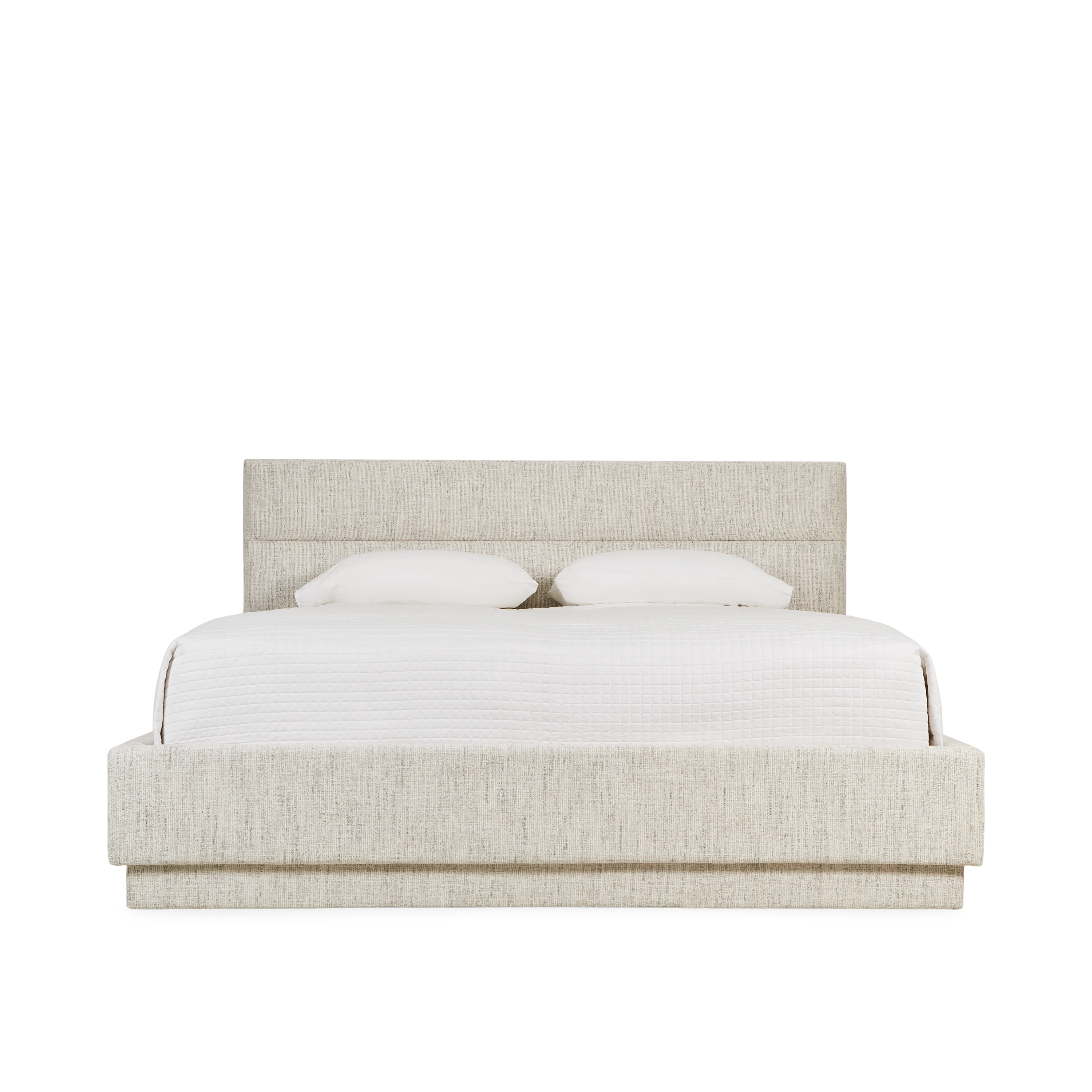Scape Bed 103416038000 - Modern Platform Bed Frame with Storage | Queen Size Bed for Small Spaces | Perfect for Apartments, Dorms & Guest Rooms