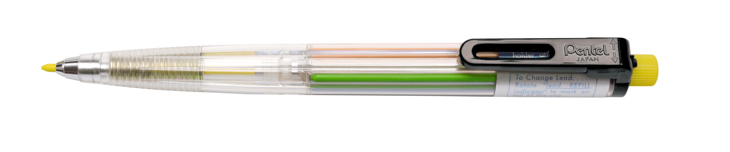 Pentel 8-Color Mechanical Pencil Set - Multicolor Refillable Lead Writing Tool for School, Office & Art Projects (PENPH158) - Perfect for Note Taking, Sketching & Creative Designs