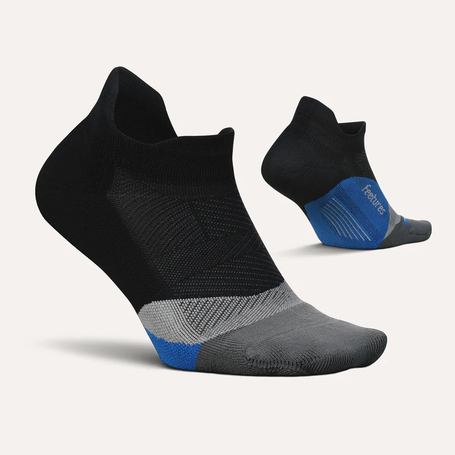 Elite Light Cushion No Show Socks for Women & Men - Breathable Tech Blue Invisible Liner Socks - Perfect for Running, Sneakers & Casual Wear