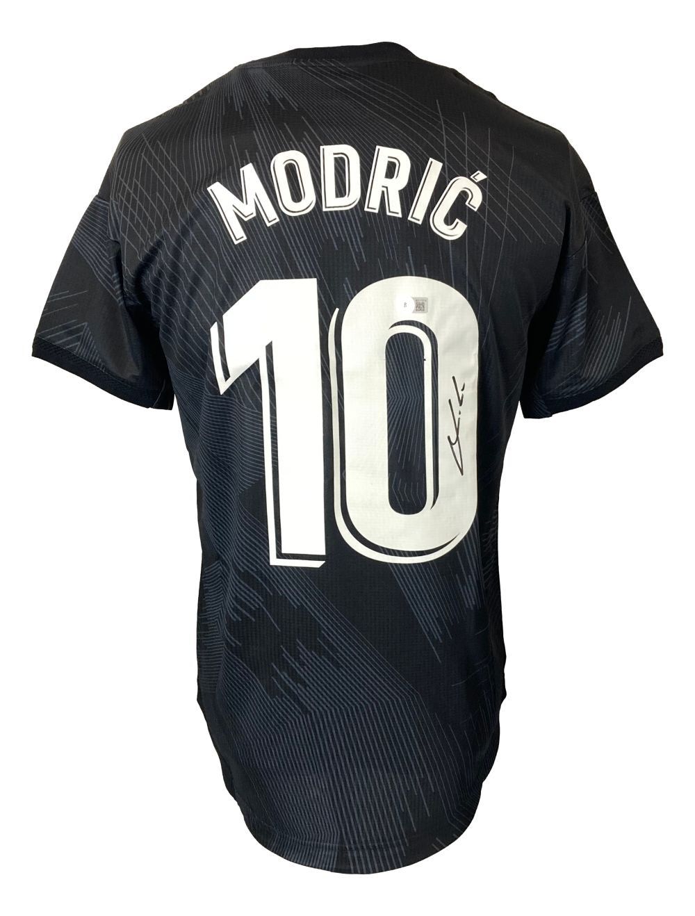 Authentic Luka Modric Signed Real Madrid Black Adidas Soccer Jersey - Limited Edition Collectible for Football Fans, Perfect for Display, Gifting & Memorabilia Collection