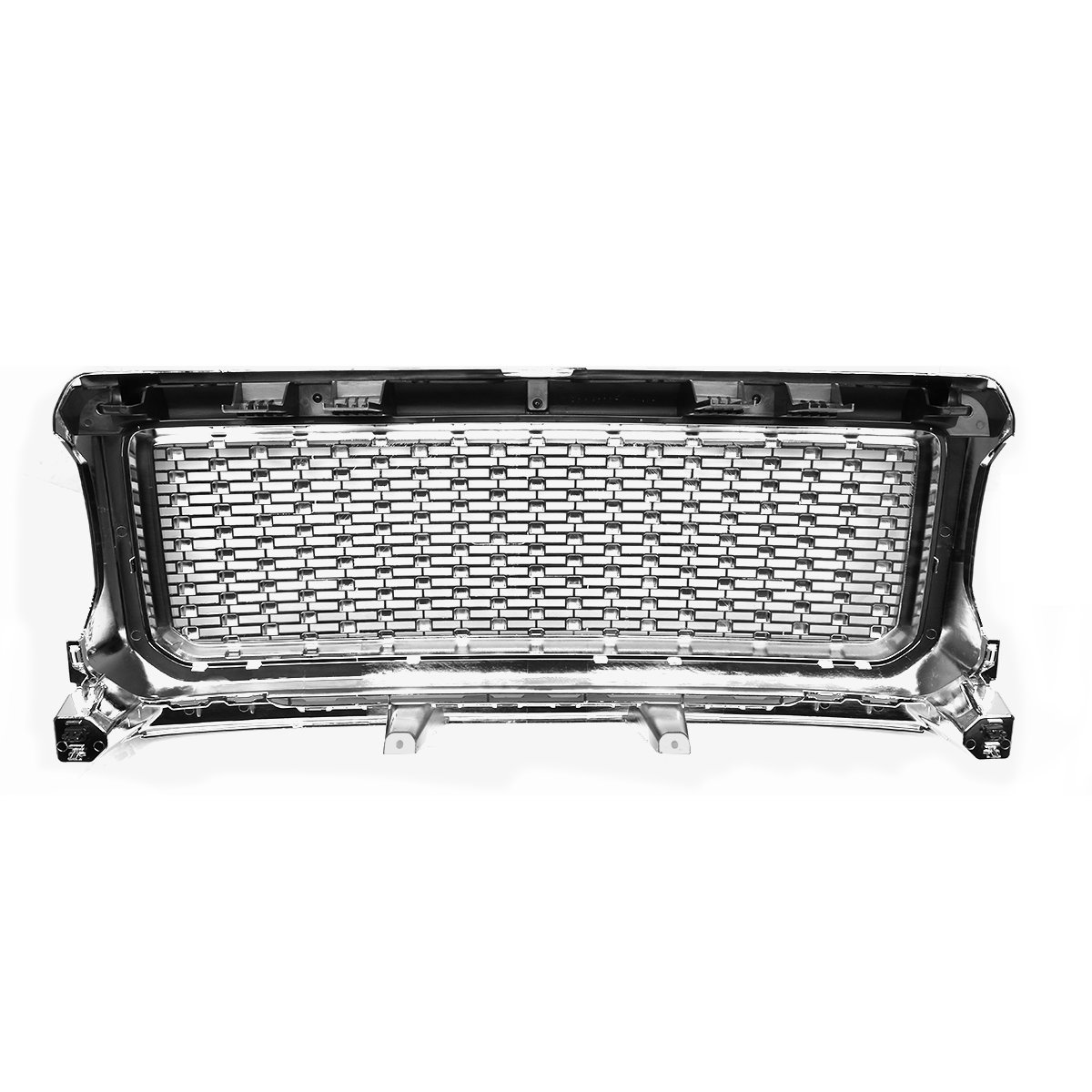 GMC Canyon ABS Denali Style Chrome Front Bumper & Hood Grille Replacement - Perfect for Off-Roading & Truck Customization