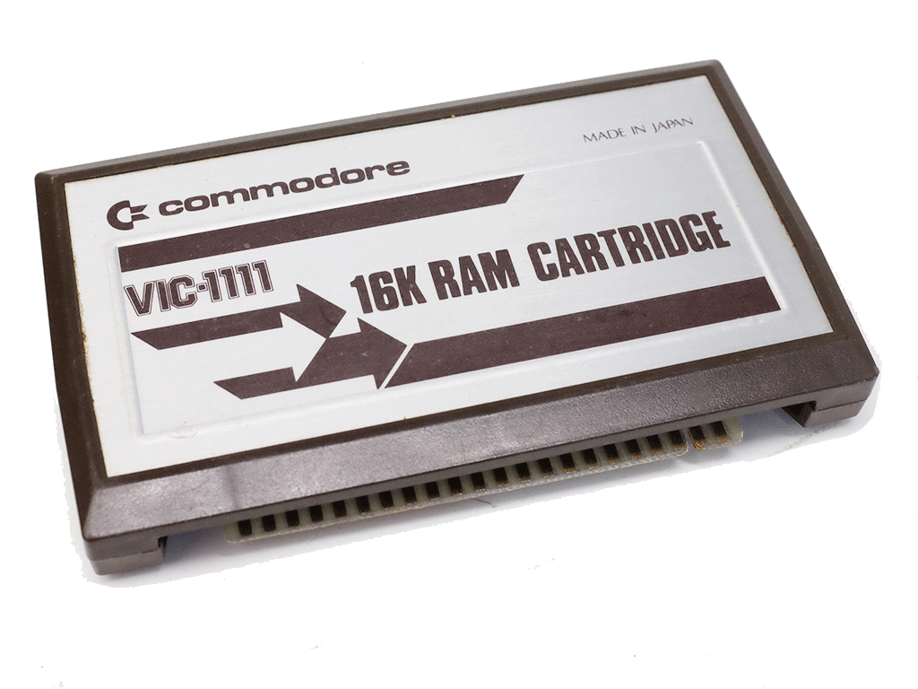 Commodore VIC-1111 16K RAM Expansion Cartridge - Boost Memory for Classic Commodore VIC-20 Computers | Perfect for Gaming & Programming Retro Enthusiasts