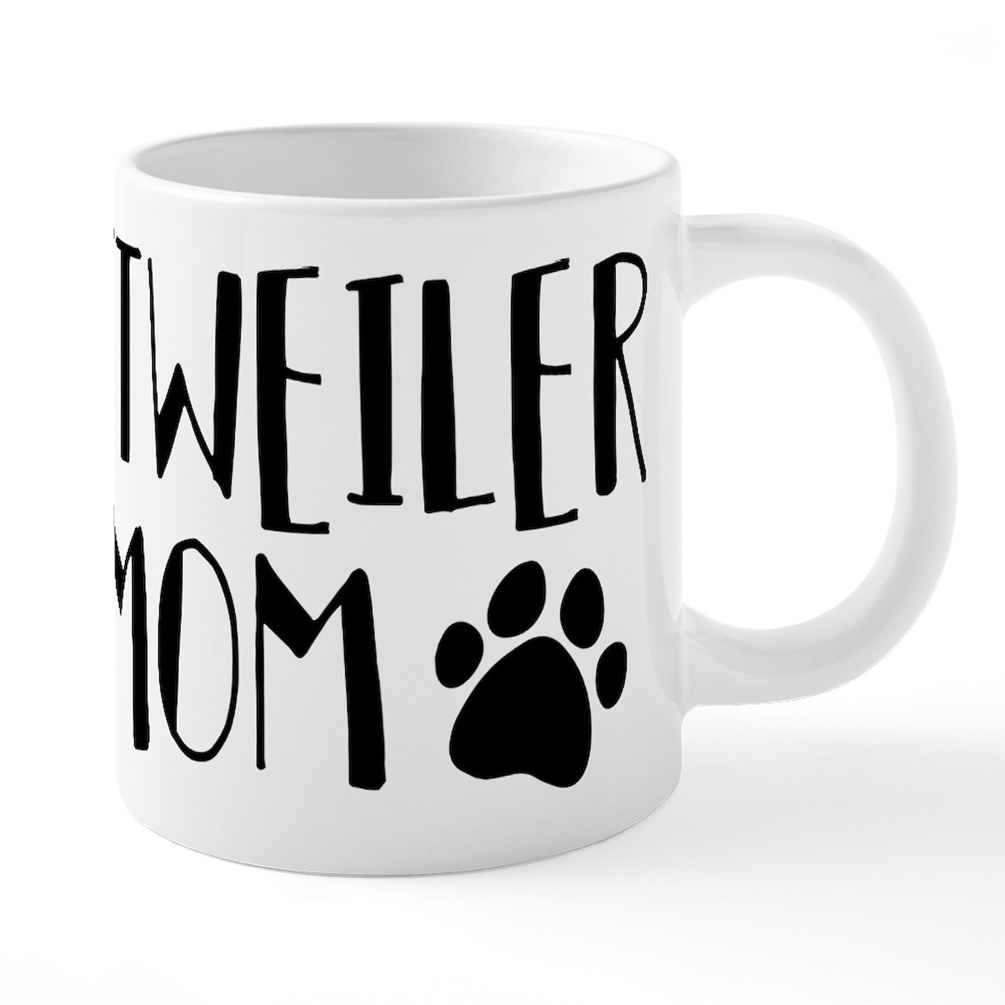 Rottweiler Mom 20oz Ceramic Coffee Mega Mug - Large Insulated Coffee Cup for Dog Lovers, Perfect for Home, Office & Gifts | CafePress
